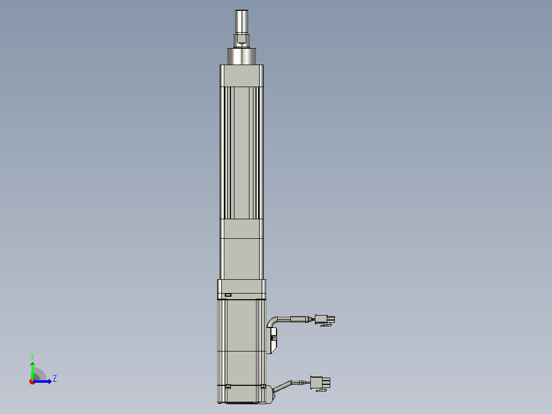 轻载电动缸TPA-ESR40-1210C-L50-M-W-P40-C3左视图