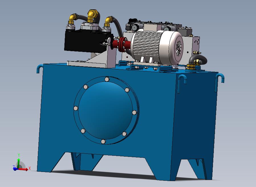 A58-液压站 （含液压系统原理图）