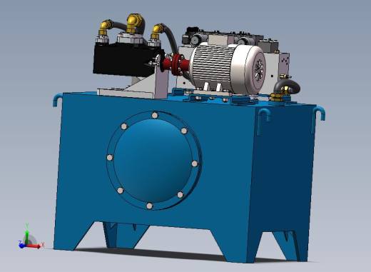 A58-液压站 （含液压系统原理图）