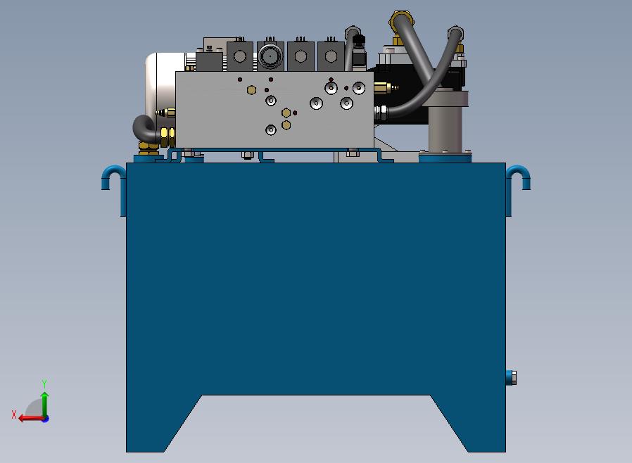 A58-液压站 （含液压系统原理图）后视图