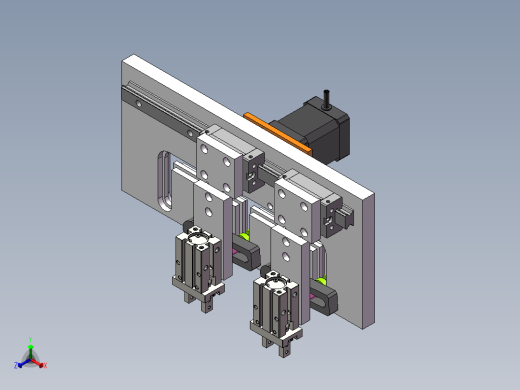 曲柄移栽机构sw18可编辑正等轴测缩略图