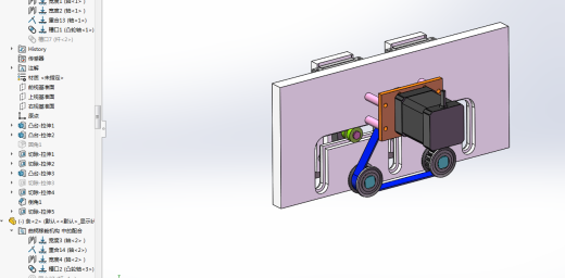 曲柄移栽机构sw18可编辑缩略图