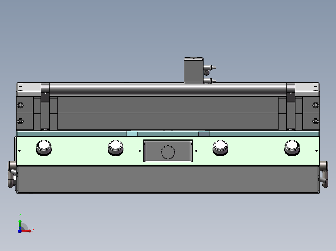 24HDD-IOM_M2 PCB板测试治具前视图