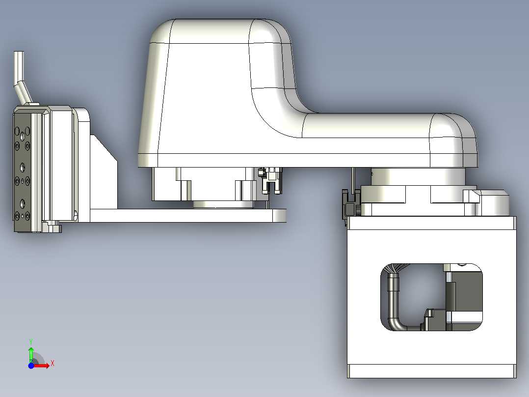 Scara 1kg 机械臂前视图