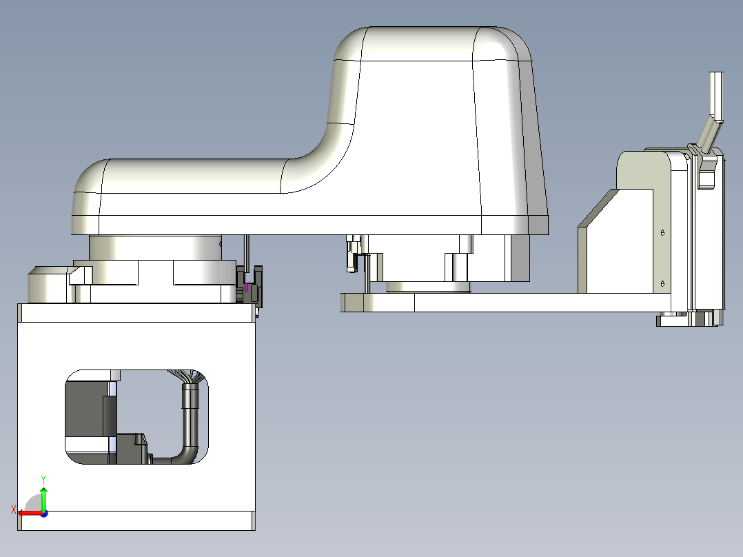 Scara 1kg 机械臂后视图