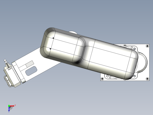 Scara 1kg 机械臂俯视缩略图