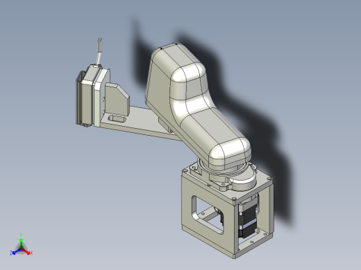 Scara 1kg 机械臂正等轴测缩略图