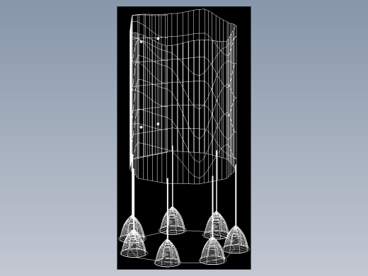 室内家具和灯具等的模型十五-J-L78