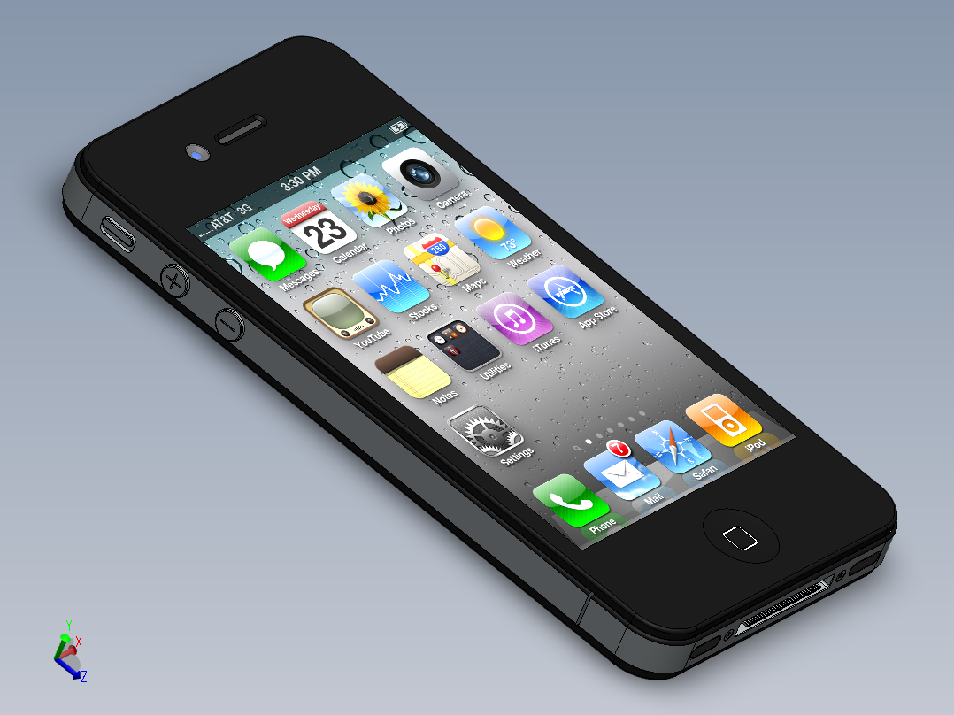 苹果4G外观设计