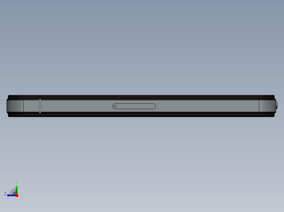 苹果4G外观设计右视图