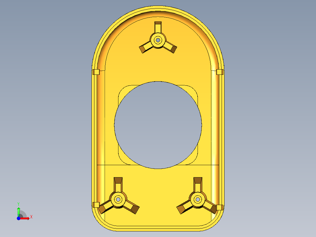 音箱外壳前视图