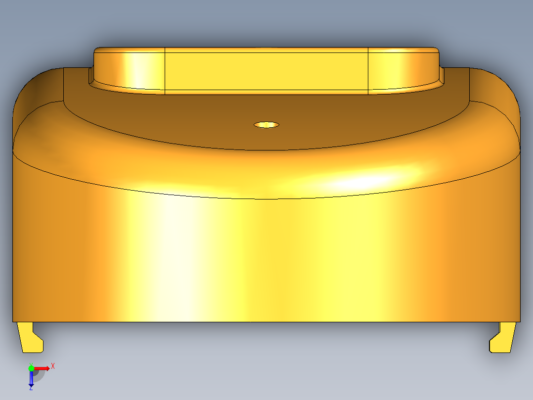 音箱外壳俯视图