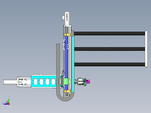 自动化抓取移动机构右视缩略图