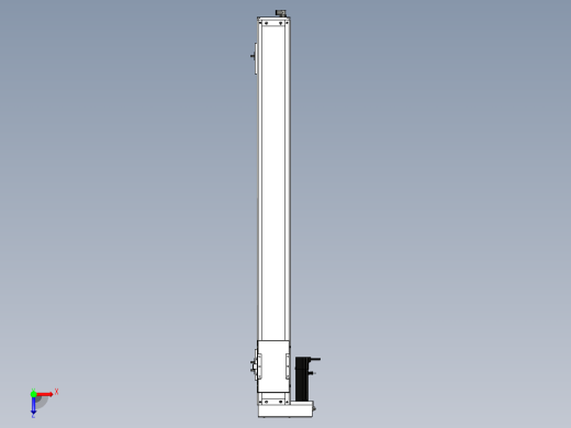 Toyo东佑达直线模组-ECH10-1000-BL-100W+煞車俯视缩略图