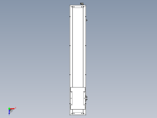 Toyo东佑达直线模组-ECH17-800-BM-400W俯视缩略图
