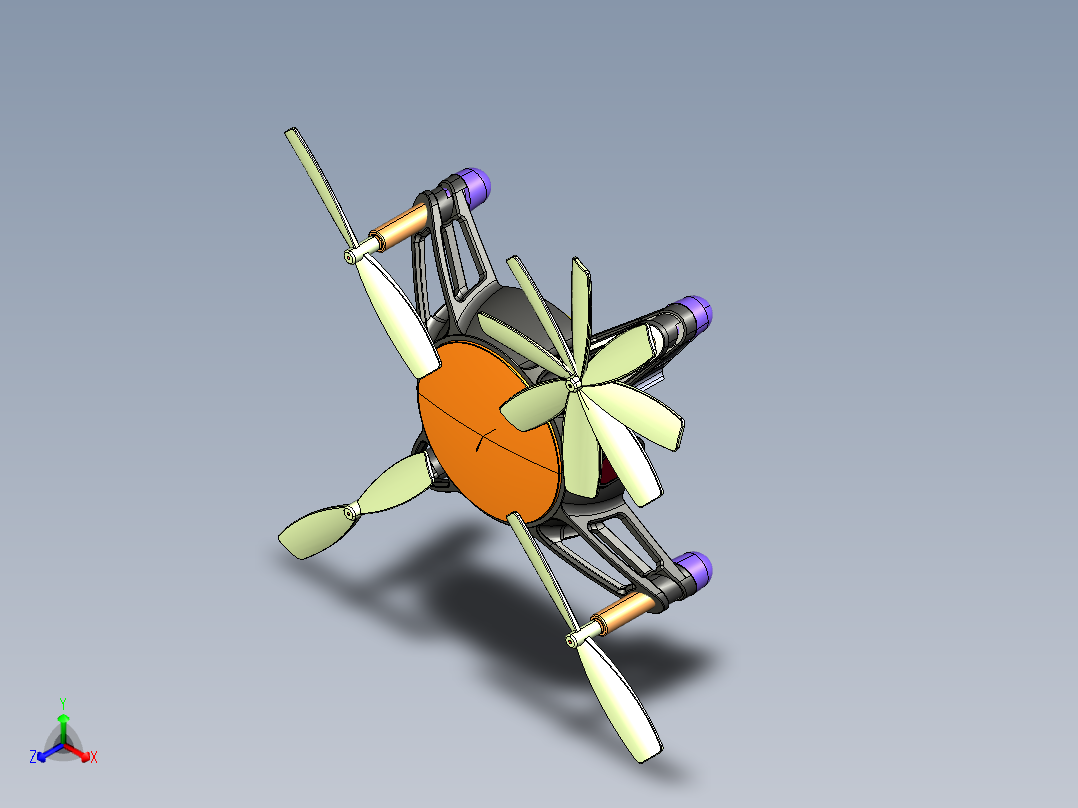 B43-智能小型无人机造型