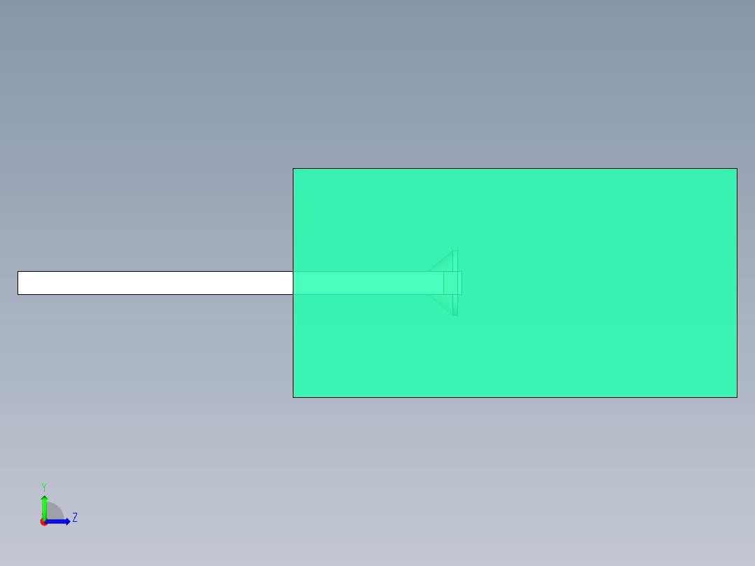 LED_Square_Green3_5x5x9.7mm左视图