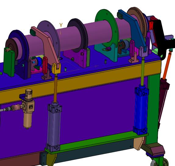 滚筒两头焊接工装