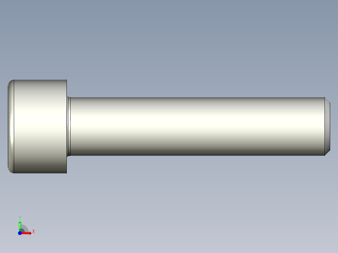 螺钉-DIN_912-M10x45.stp前视图