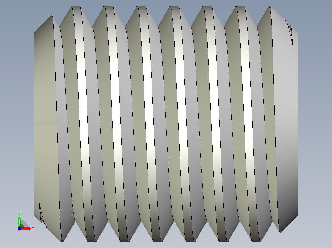 DIN 913-ISO 4026 固定螺钉-M18 L=20.STEP前视图