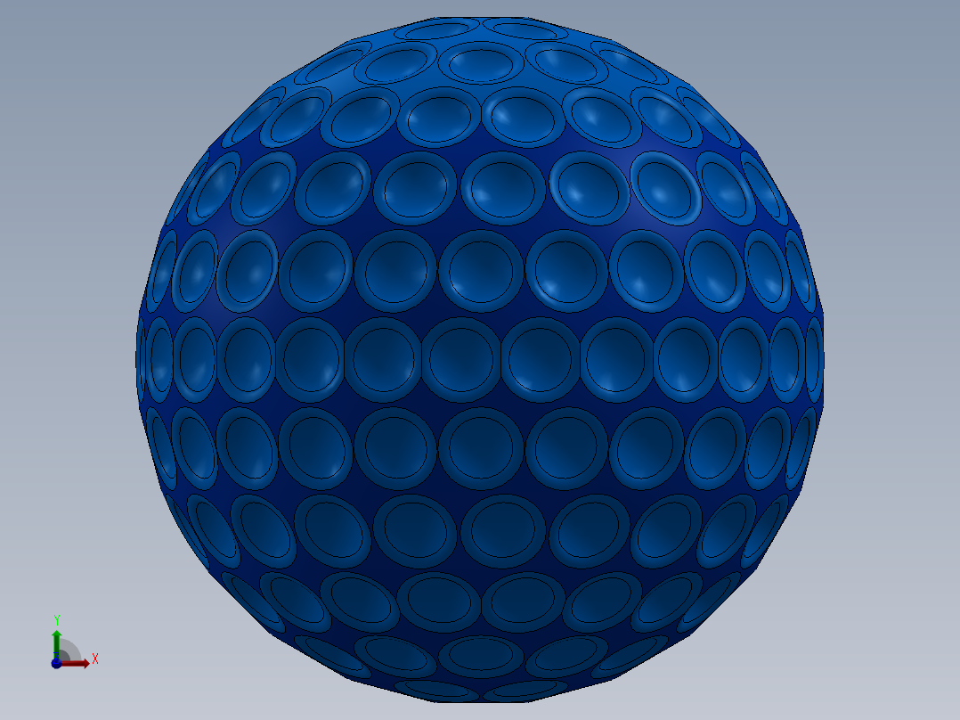 高尔夫球14前视图