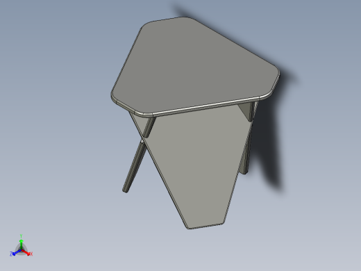 简单的椅子、桌子