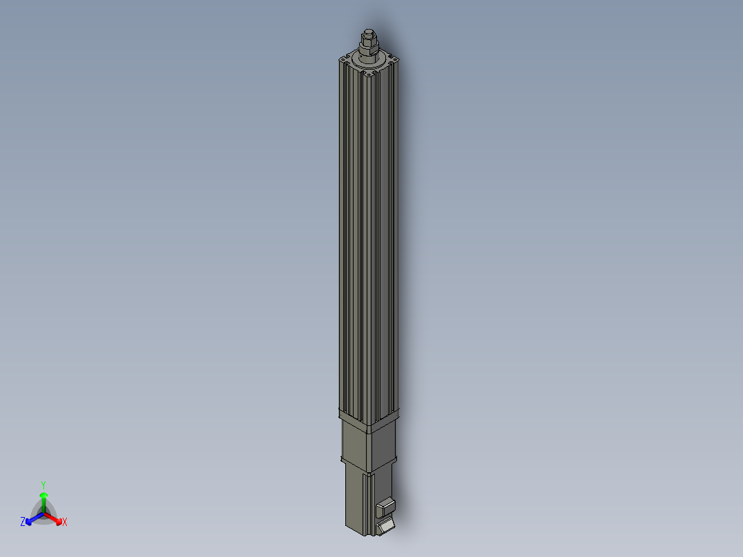 12VZ电动缸-VZ6-S500-BC主视图