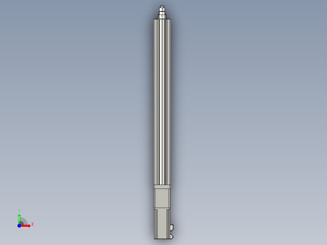 12VZ电动缸-VZ6-S500-BC前视图