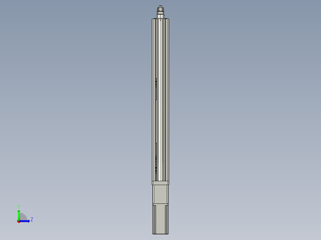 12VZ电动缸-VZ6-S500-BC左视图