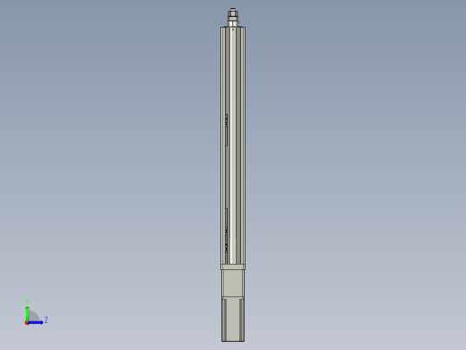 12VZ电动缸-VZ6-S500-BC左视缩略图