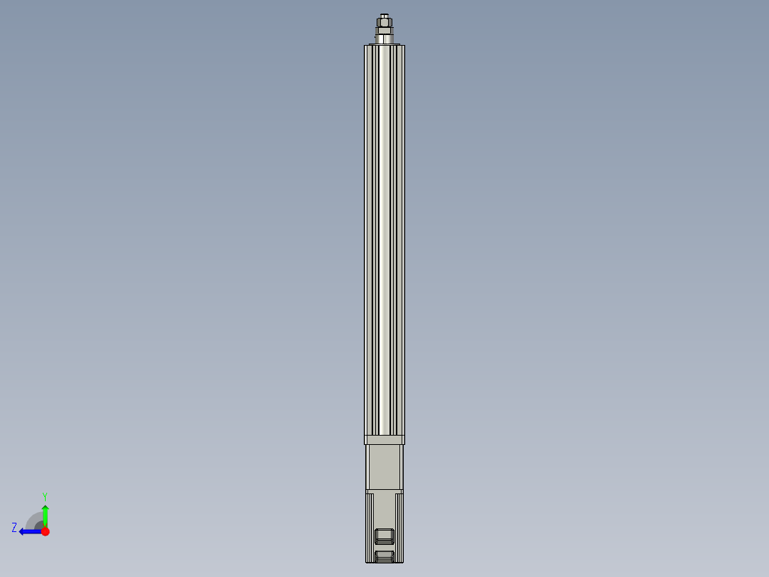 12VZ电动缸-VZ6-S500-BC右视图