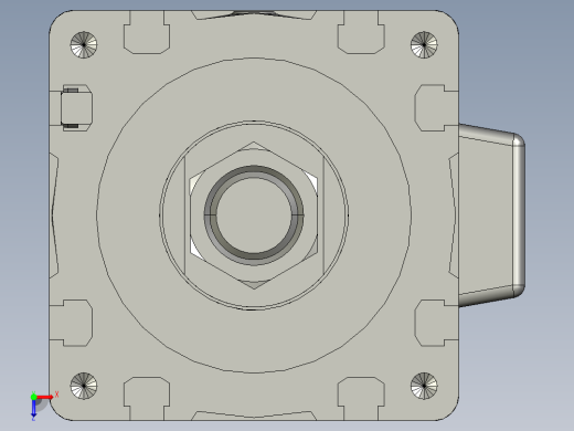 12VZ电动缸-VZ6-S500-BC俯视缩略图