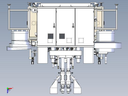 电池盖板组装注塑一体上下料俯视缩略图