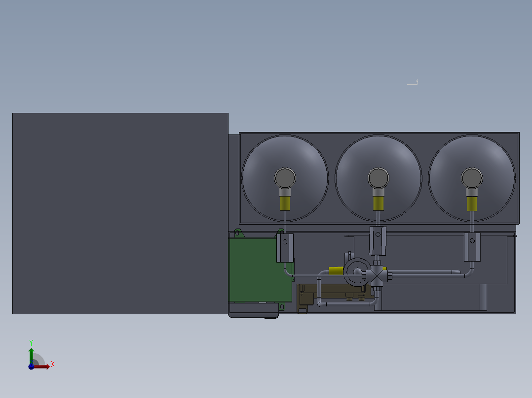 氢能叉车项目前视图