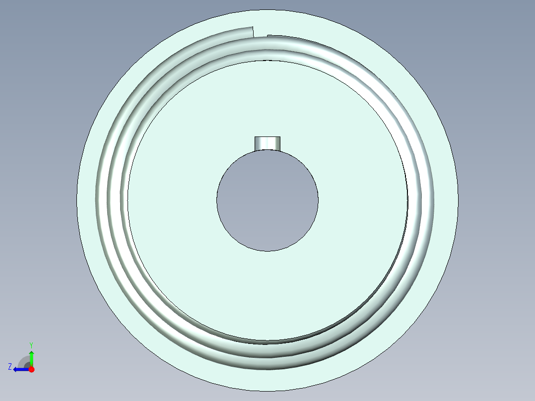ug无碳小车设计505813右视图
