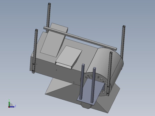 鼓风车左视缩略图