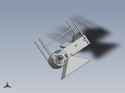 鼓风车正等轴测缩略图