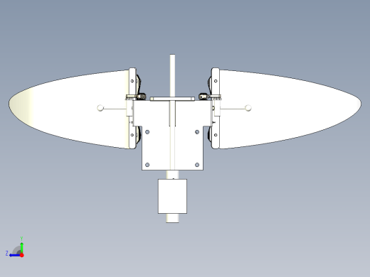 仿生蝴蝶模型设计资料右视缩略图