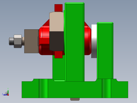 831002拨叉加工工艺及铣32×90面夹具设计【含三维SolidWorks】原创右视缩略图
