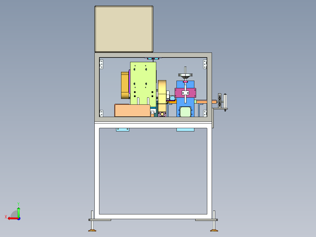 电机带动碟片切割机creo 3.0.zip后视图