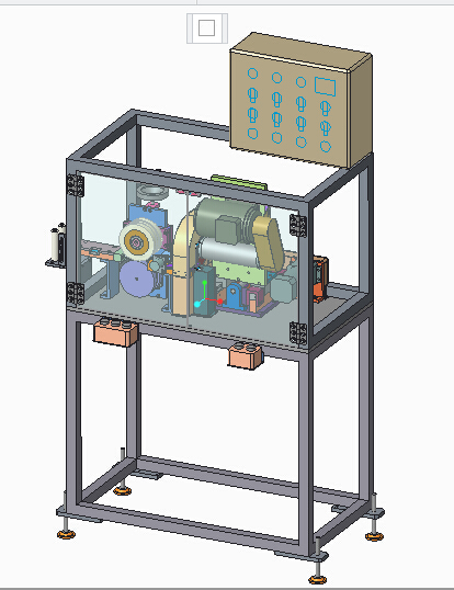 电机带动碟片切割机creo 3.0.zip