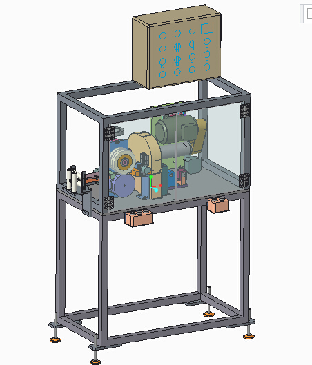 电机带动碟片切割机creo 3.0.zip