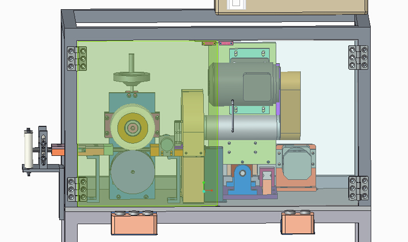 电机带动碟片切割机creo 3.0.zip