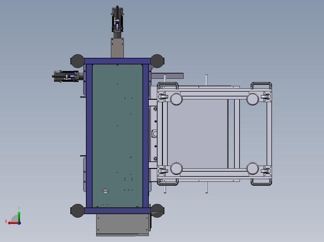 棒材自动加工机sw18后视图