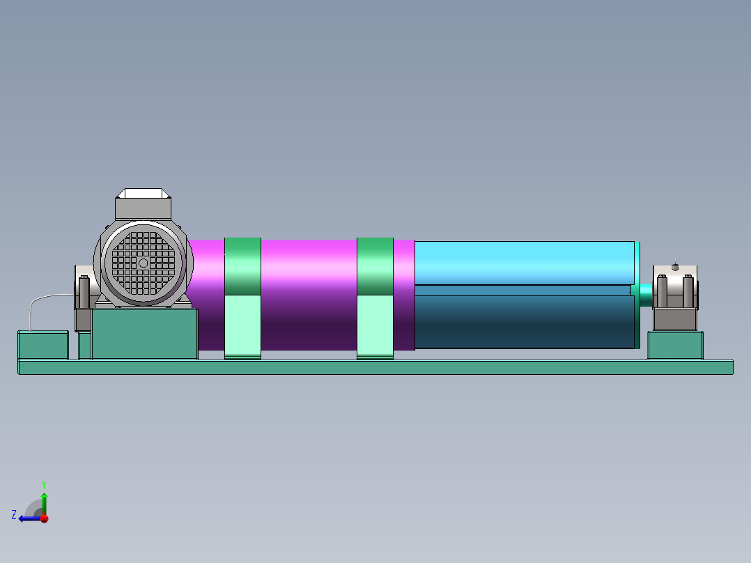 草料翻滚机sw17可编辑后视图
