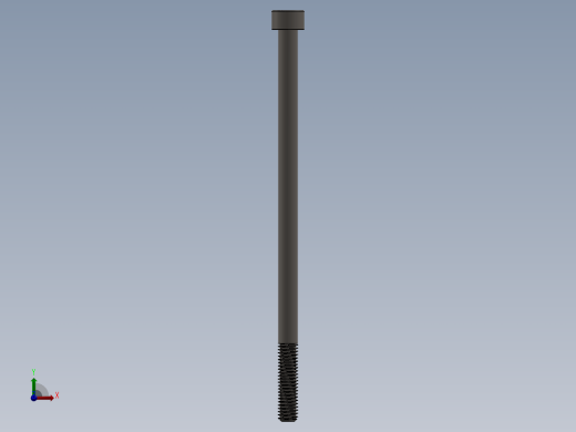 Screw_DIN_912_M6x120_A2.SLDPRT公制内六角螺钉前视缩略图