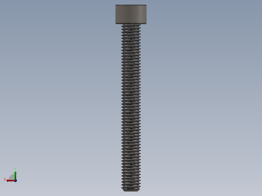 Screw_DIN_912_M8x70F_A2.SLDPRT公制内六角螺钉后视缩略图