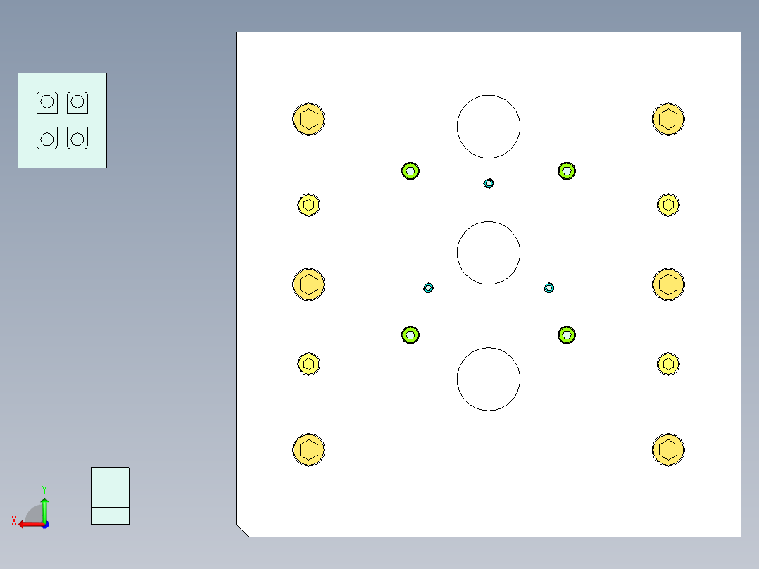 漏斗（前模隧道滑块）后视图
