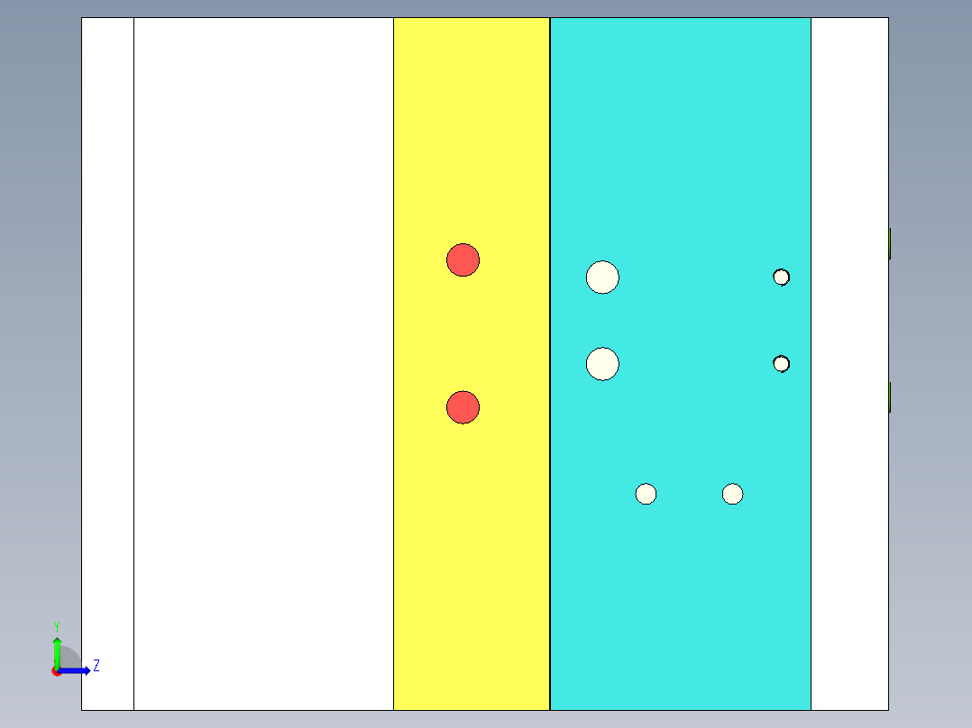 漏斗（前模隧道滑块）左视图
