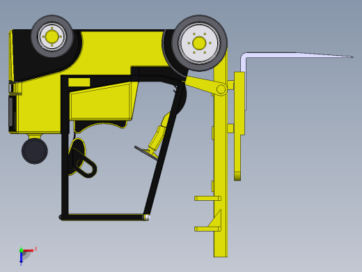 叉车(6)俯视缩略图